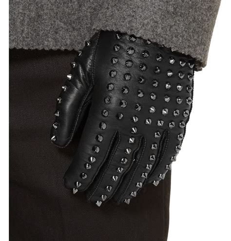 burberry mens studded gloves|Designer Hats & Gloves for Men .